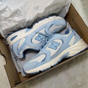 New Balance 530 Light Blue Suede Sneakers 9.5 Women’s | 8 men’s